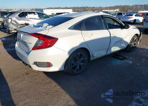 2021 Honda Civic Sport из США, поврежденный, VIN 2HGFC2F80MH538582